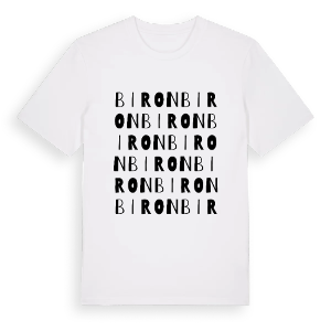 Biron ordlek t-shirt – ekologisk bomull t-shirt från Pinshirt