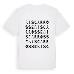 Biscarrosse ordlek t-shirt – ekologisk bomull t-shirt från Pinshirt