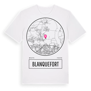 Blanquefort t-shirt – ekologisk bomull t-shirt från Pinshirt
