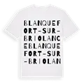 Blanquefort-sur-Briolance ordlek t-shirt