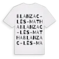 Blanzac-lès-Matha ordlek t-shirt