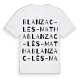 Blanzac-lès-Matha ordlek t-shirt