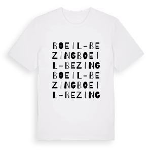Boeil-Bezing ordlek t-shirt – ekologisk bomull t-shirt från Pinshirt