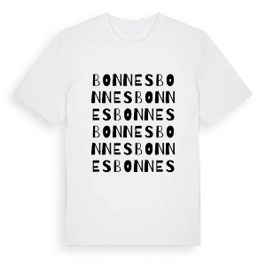 Bonnes ordlek t-shirt – ekologisk bomull t-shirt från Pinshirt