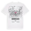 Bordeaux karta t-shirt