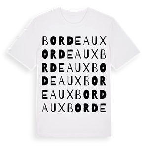 Bordeaux ordlek t-shirt – ekologisk bomull t-shirt från Pinshirt