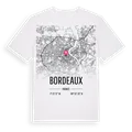 Bordeaux karta t-shirt