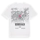Bordeaux karta t-shirt