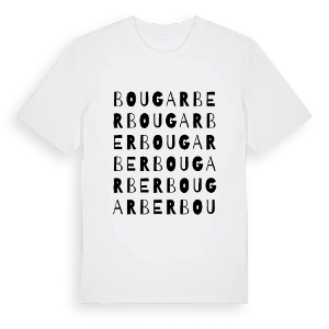 Bougarber ordlek t-shirt – ekologisk bomull t-shirt från Pinshirt
