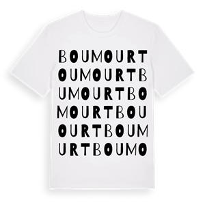 Boumourt ordlek t-shirt – ekologisk bomull t-shirt från Pinshirt
