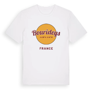 Bourideys cirkel t-shirt – ekologisk bomull t-shirt från Pinshirt