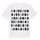 Bournand ordlek t-shirt