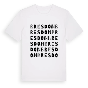 Bresdon ordlek t-shirt – ekologisk bomull t-shirt från Pinshirt