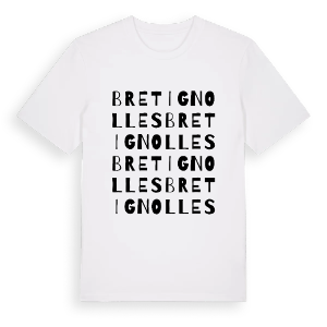 Bretignolles ordlek t-shirt – ekologisk bomull t-shirt från Pinshirt