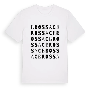 Brossac ordlek t-shirt – ekologisk bomull t-shirt från Pinshirt