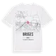 Bruges karta t-shirt