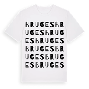 Bruges ordlek t-shirt – ekologisk bomull t-shirt från Pinshirt