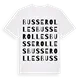 Busserolles ordlek t-shirt