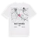 Buzet-sur-Baïse karta t-shirt