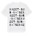 Buzet-sur-Baïse ordlek t-shirt