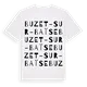 Buzet-sur-Baïse ordlek t-shirt