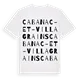 Cabanac-et-Villagrains ordlek t-shirt