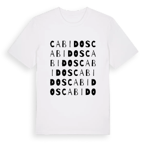 Cabidos ordlek t-shirt – ekologisk bomull t-shirt från Pinshirt