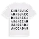 Cadaujac ordlek t-shirt