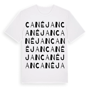 Canéjan ordlek t-shirt – ekologisk bomull t-shirt från Pinshirt