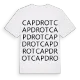 Capdrot ordlek t-shirt