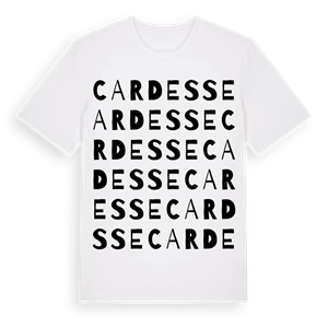 Cardesse ordlek t-shirt – ekologisk bomull t-shirt från Pinshirt