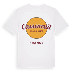 Casseneuil cirkel t-shirt – ekologisk bomull t-shirt från Pinshirt
