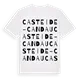 Casteide-Candau ordlek t-shirt