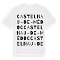 Castelnau-de-Médoc ordlek t-shirt