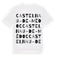 Castelnau-de-Médoc ordlek t-shirt