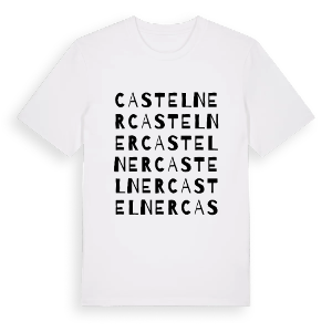 Castelner ordlek t-shirt – ekologisk bomull t-shirt från Pinshirt