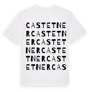Castetner ordlek t-shirt – ekologisk bomull t-shirt från Pinshirt