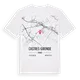 Castres-Gironde karta t-shirt