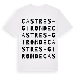Castres-Gironde ordlek t-shirt – ekologisk bomull t-shirt från Pinshirt