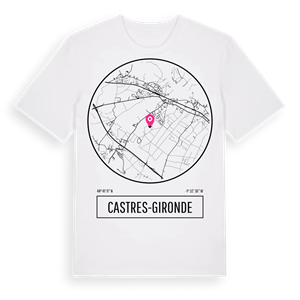 Castres-Gironde t-shirt – ekologisk bomull t-shirt från Pinshirt