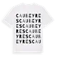 Caubeyres ordlek t-shirt