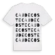 Caudecoste ordlek t-shirt