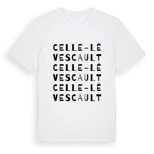 Celle-Lévescault ordlek t-shirt – ekologisk bomull t-shirt från Pinshirt
