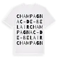 Champagnac-de-Belair ordlek t-shirt