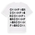 Champagne ordlek t-shirt