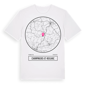 Champniers-et-Reilhac t-shirt – ekologisk bomull t-shirt från Pinshirt