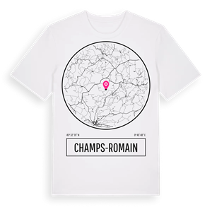Champs-Romain t-shirt – ekologisk bomull t-shirt från Pinshirt