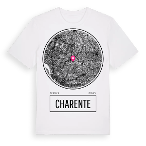 Charente t-shirt – ekologisk bomull t-shirt från Pinshirt