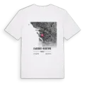 Charente-Maritime karta t-shirt