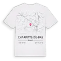 Charritte-de-Bas karta t-shirt